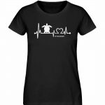 Love Turtle – Damen Premium Bio T-Shirt – black