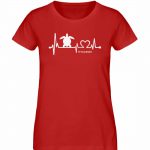 Love Turtle – Damen Premium Bio T-Shirt – red