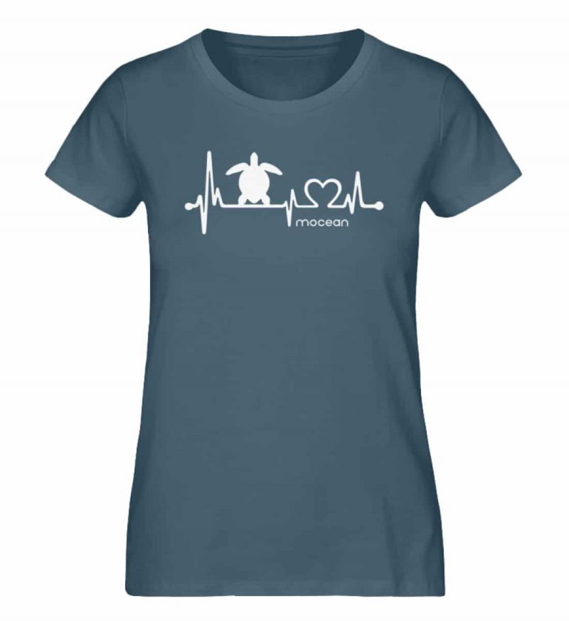 Love Turtle - Damen Premium Bio T-Shirt - stargazer