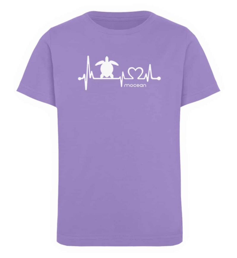 Love Turtle - Kinder Organic T-Shirt - lavender dawn