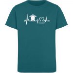 Love Turtle – Kinder Organic T-Shirt – ocean depth