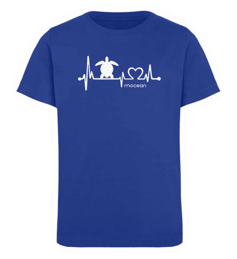 Love Turtle - Kinder Organic T-Shirt - royal blue