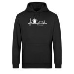 Love Turtle – Light Unisex Bio Hoodie – black