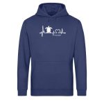 Love Turtle – Light Unisex Bio Hoodie – navy blue