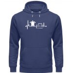 LoveTurtle – Premium Unisex Bio Hoodie – navy blue
