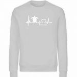 Love Turtle – Unisex Bio Sweater – heathergrey