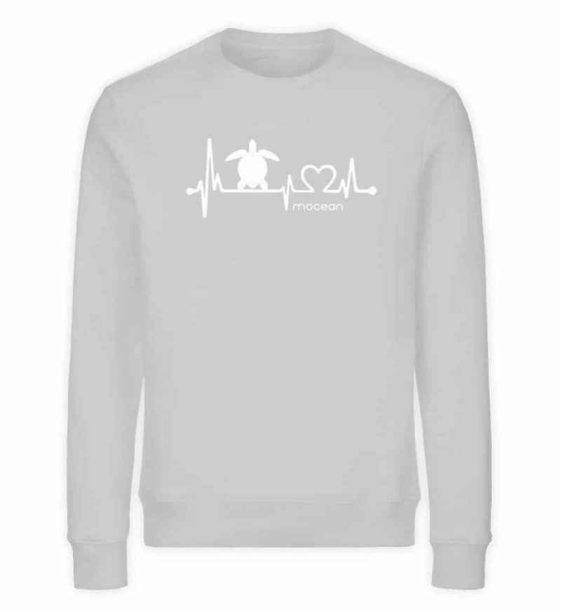 Love Turtle - Unisex Bio Sweater - heathergrey