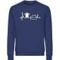 Love Turtle - Unisex Bio Sweater - navy blue