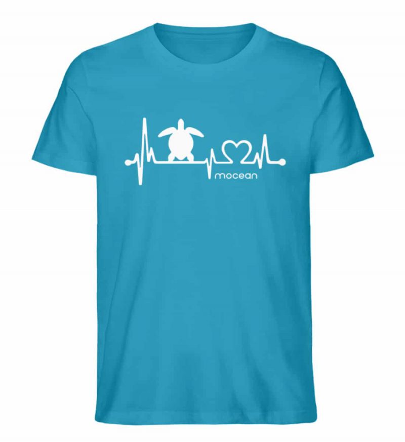 Love Turtle - Unisex Bio T-Shirt - azure