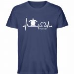 Love Turtle – Unisex Bio T-Shirt – french navy