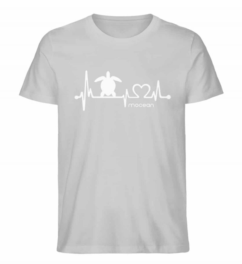 Love Turtle - Unisex Bio T-Shirt - heather grey