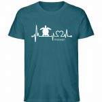 Love Turtle – Unisex Bio T-Shirt – ocean depth