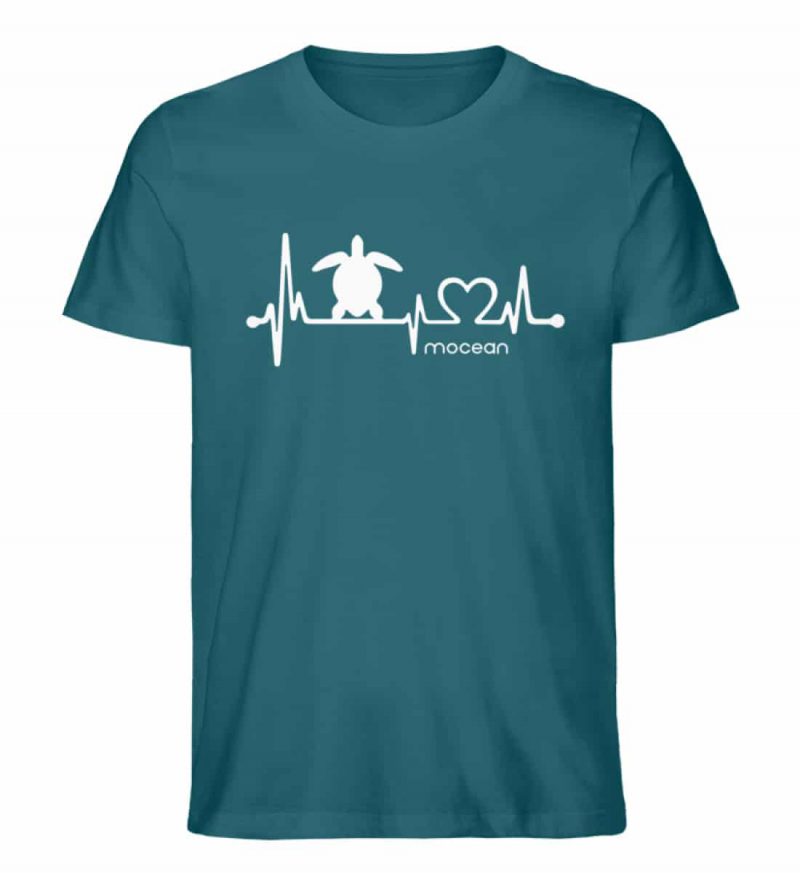 Love Turtle - Unisex Bio T-Shirt - ocean depth