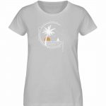 Meeresleben – Damen Premium Bio T-Shirt – heather grey
