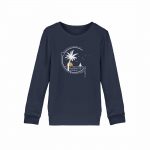 Meeresleben – Kinder Bio Sweater – navy