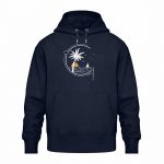 Meeresleben – Relaxed Bio Hoodie – blue