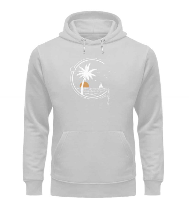 Meeresleben - Premium Unisex Bio Hoodie - heathergrey
