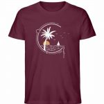 Meeresleben – Unisex Bio T-Shirt – burgundy