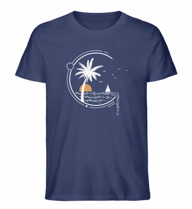Meeresleben - Unisex Bio T-Shirt - french navy