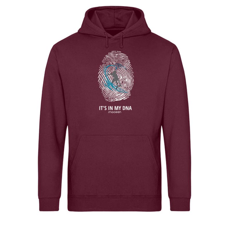 My DNA - Light Unisex Bio Hoodie - burgundy