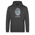 My DNA – Light Unisex Bio Hoodie – dark heathergrey