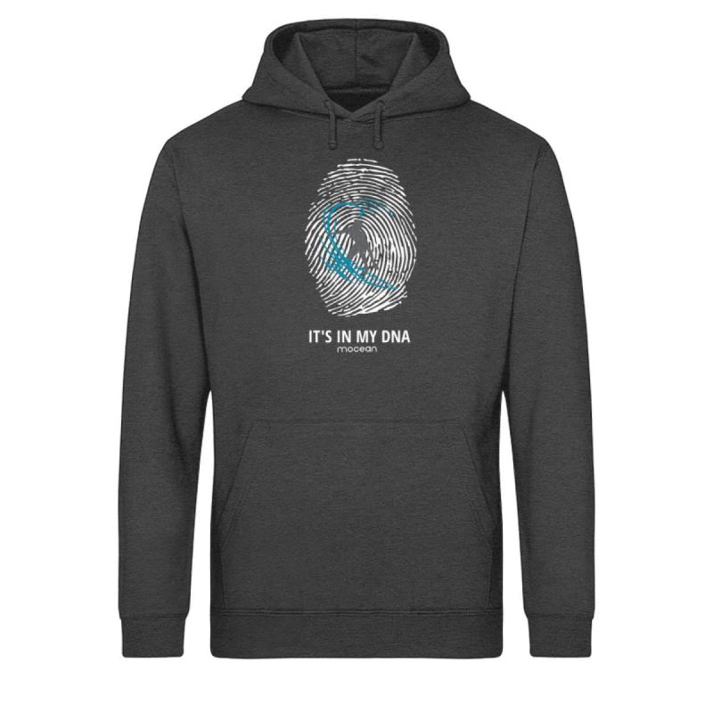 My DNA - Light Unisex Bio Hoodie - dark heathergrey