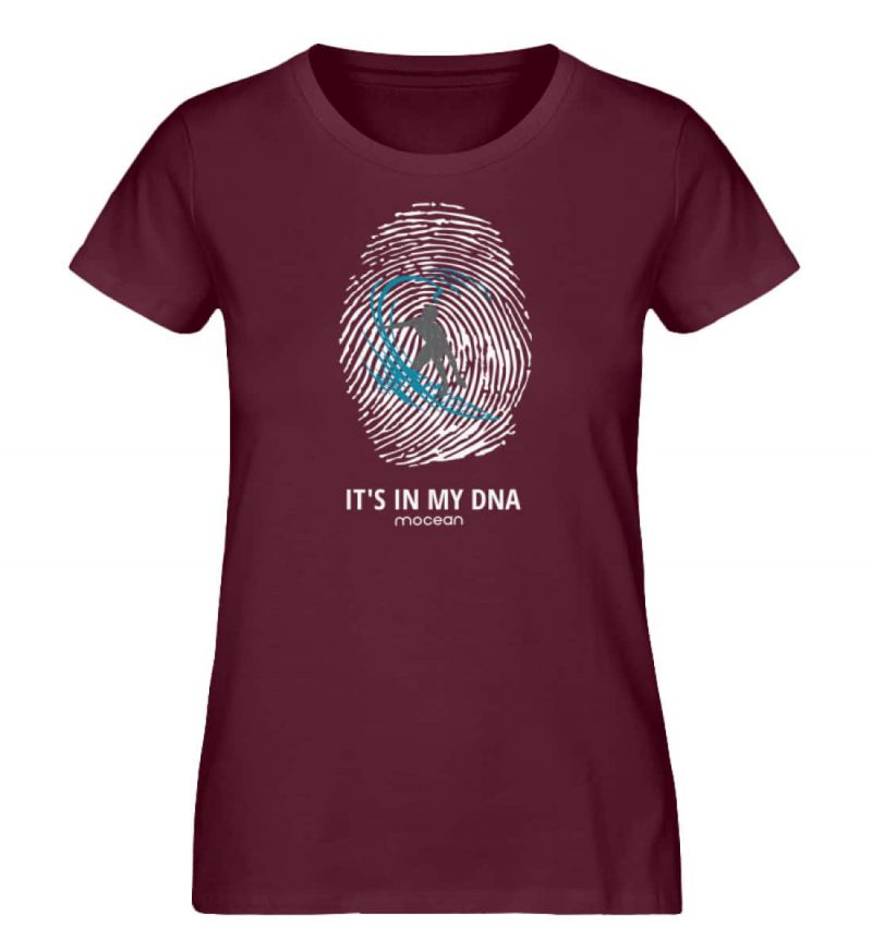 My DNA - Damen Premium Bio T-Shirt - burgundy