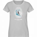 My DNA – Damen Premium Bio T-Shirt – heather grey