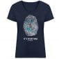 My DNA - Damen Bio V T-Shirt - french navy