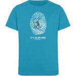 My DNA – Kinder Organic T-Shirt – azure