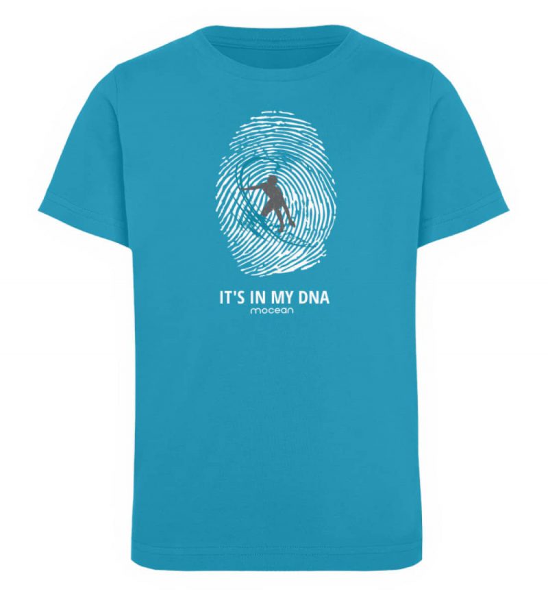 My DNA - Kinder Organic T-Shirt - azure