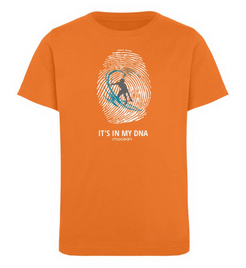 My DNA - Kinder Organic T-Shirt - bright orange