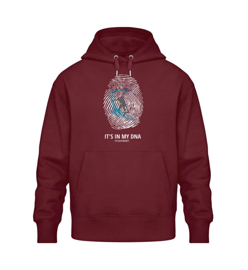 My DNA - Relaxed Bio Hoodie - burgundy