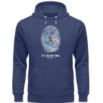 My DNA – Premium Unisex Bio Hoodie – navy blue