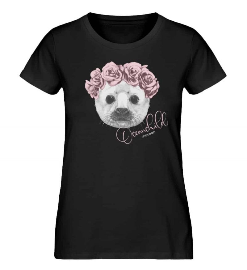Oceanchild - Damen Premium Bio T-Shirt - black