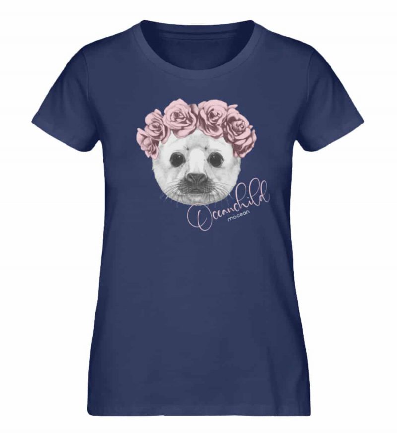 Oceanchild - Damen Premium Bio T-Shirt - french navy