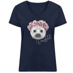 Oceanchild – Damen Bio V T-Shirt – french navy
