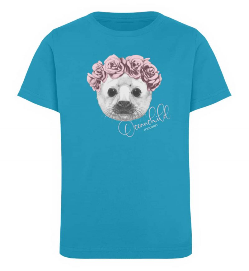 Oceanchild - Kinder Organic T-Shirt - azure