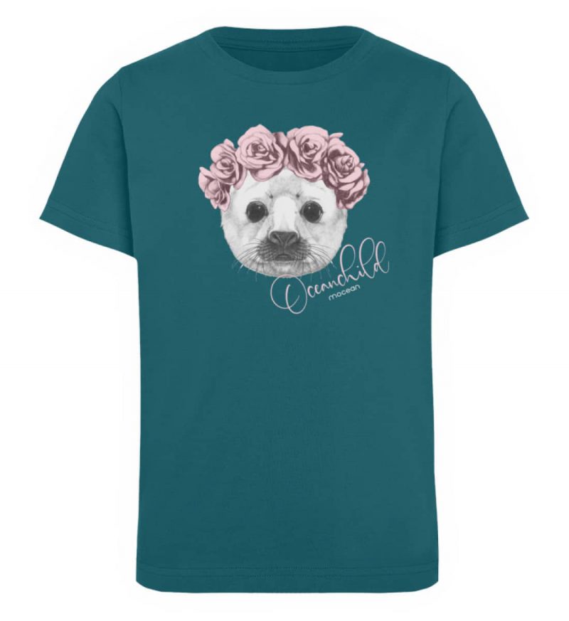 Oceanchild - Kinder Organic T-Shirt - ocean depth