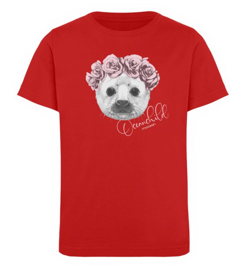 Oceanchild - Kinder Organic T-Shirt - red