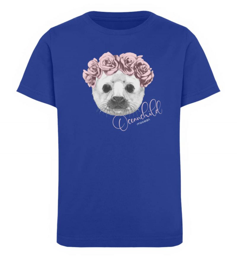 Oceanchild - Kinder Organic T-Shirt - royal blue