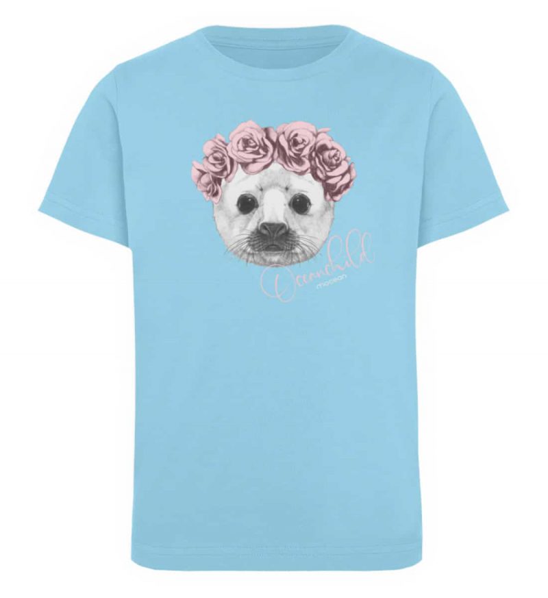 Oceanchild - Kinder Organic T-Shirt - sky blue