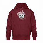 Oceanchild – Relaxed Bio Hoodie – burgundy