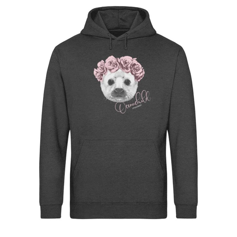 Oceanchild - Light Unisex Bio Hoodie - dark heathergrey