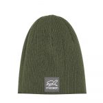 Organic Beanie ohne Umschlag in olive