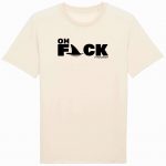 Organic T-Shirt „Oh Fack“ aus Bio Baumwolle in Natural