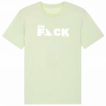 Organic T-Shirt „Oh Fack“ aus Bio Baumwolle in stem green