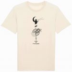 Organic T-Shirt „Leuchtturm“ aus Bio Baumwolle in Natural