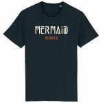 Organic T-Shirt „Mermaid Hunter“ aus Bio Baumwolle in Black