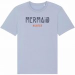 Organic T-Shirt „Mermaid Hunter“ aus Bio Baumwolle in Serene Blue
